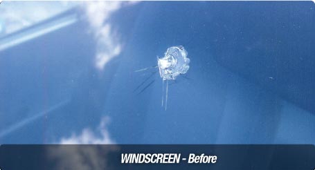 Windscreen (before)